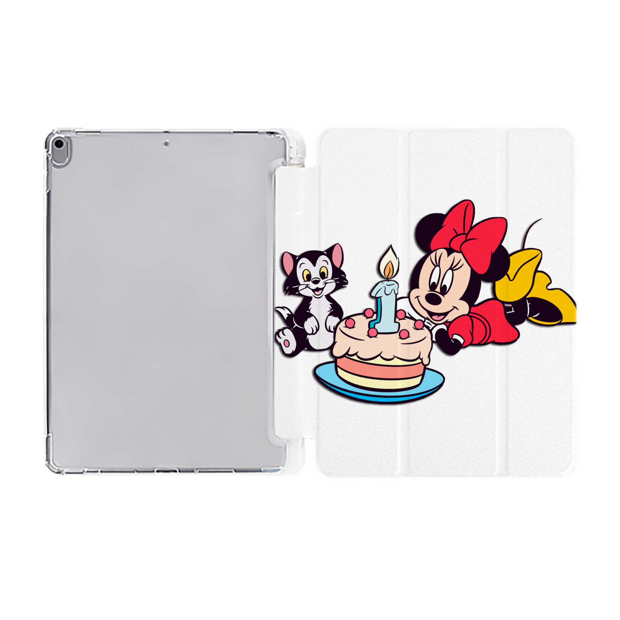 ミッキーマウス Mickey Mouse IPad ケース ペン収納付き 三つ折りスタンド PUレザー×シリコン 対応機種9.5/10.5/10.9インチ